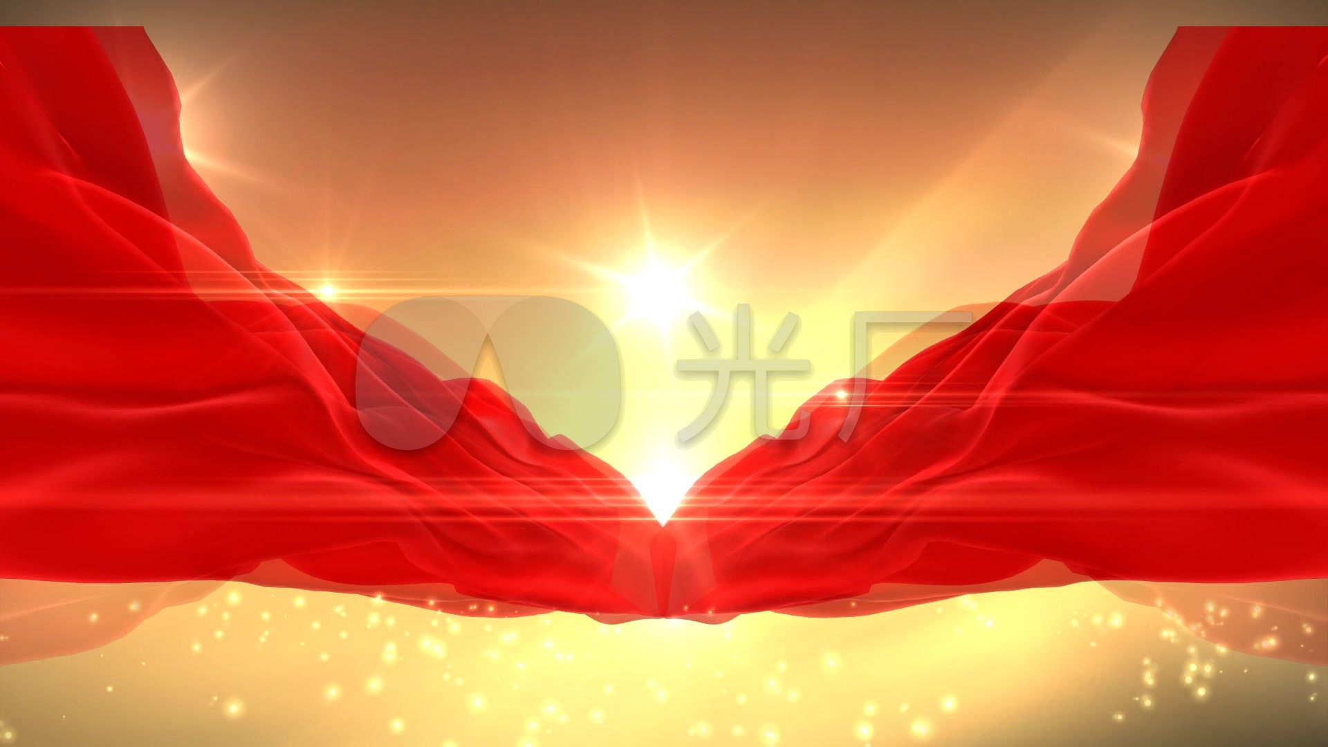 丝绸 红绸缎 - 中国风背景视频素材 - www.vjshi.com