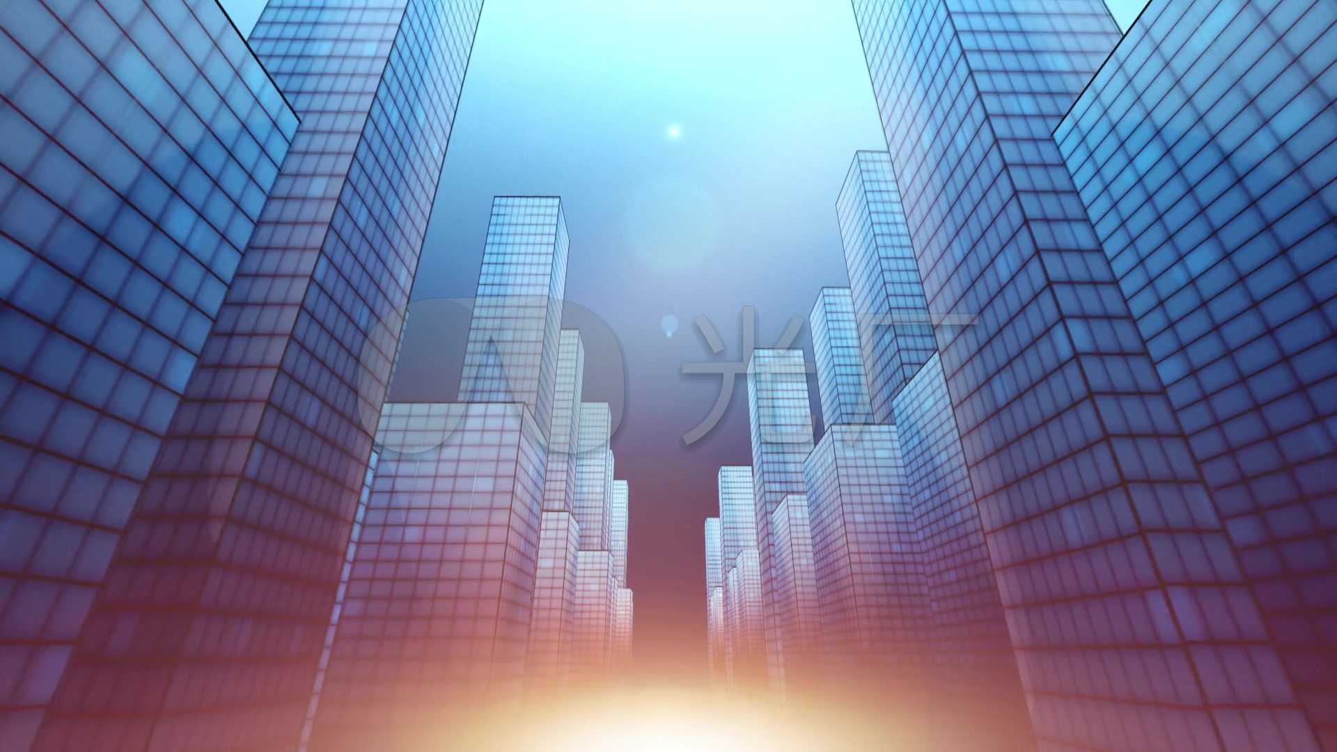 高楼大厦 - 场景背景视频素材 - www.vjshi.com_vj