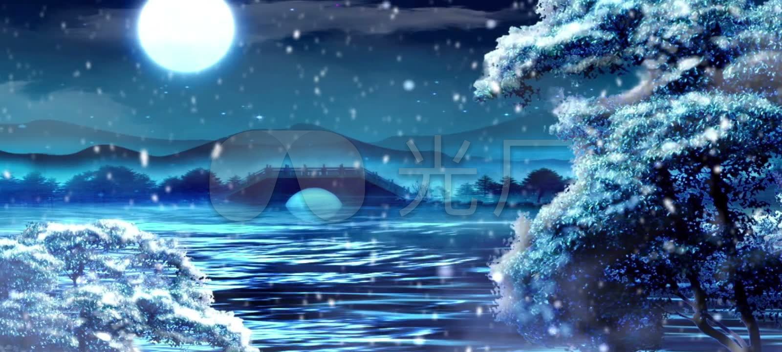 西湖月夜美景_1600x720_高清视频素材下载(编号:74368