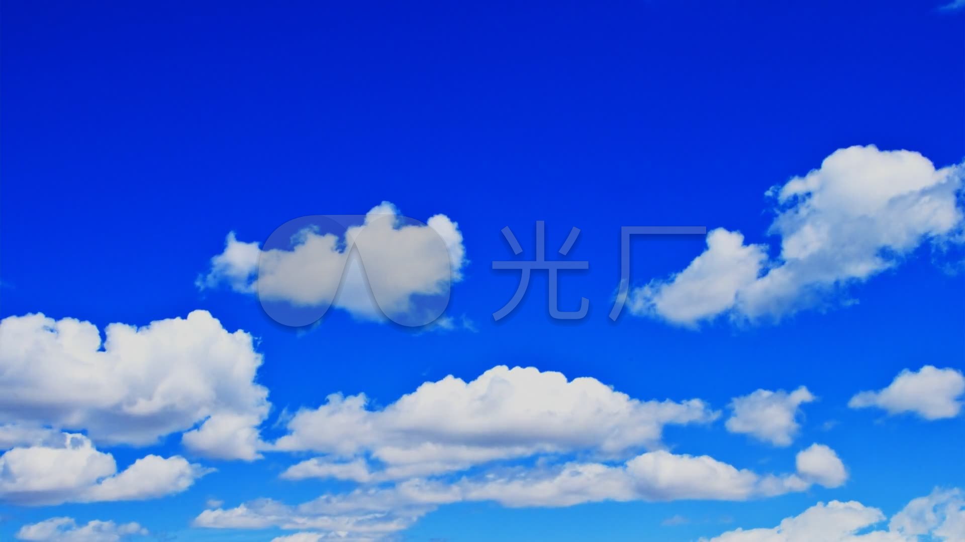 美丽的蓝天白云实拍视频素材