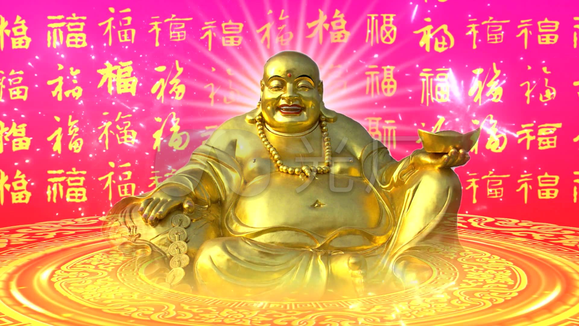 财神爷_米罗佛_无缝循环_1920x1080_高清视频素材下载