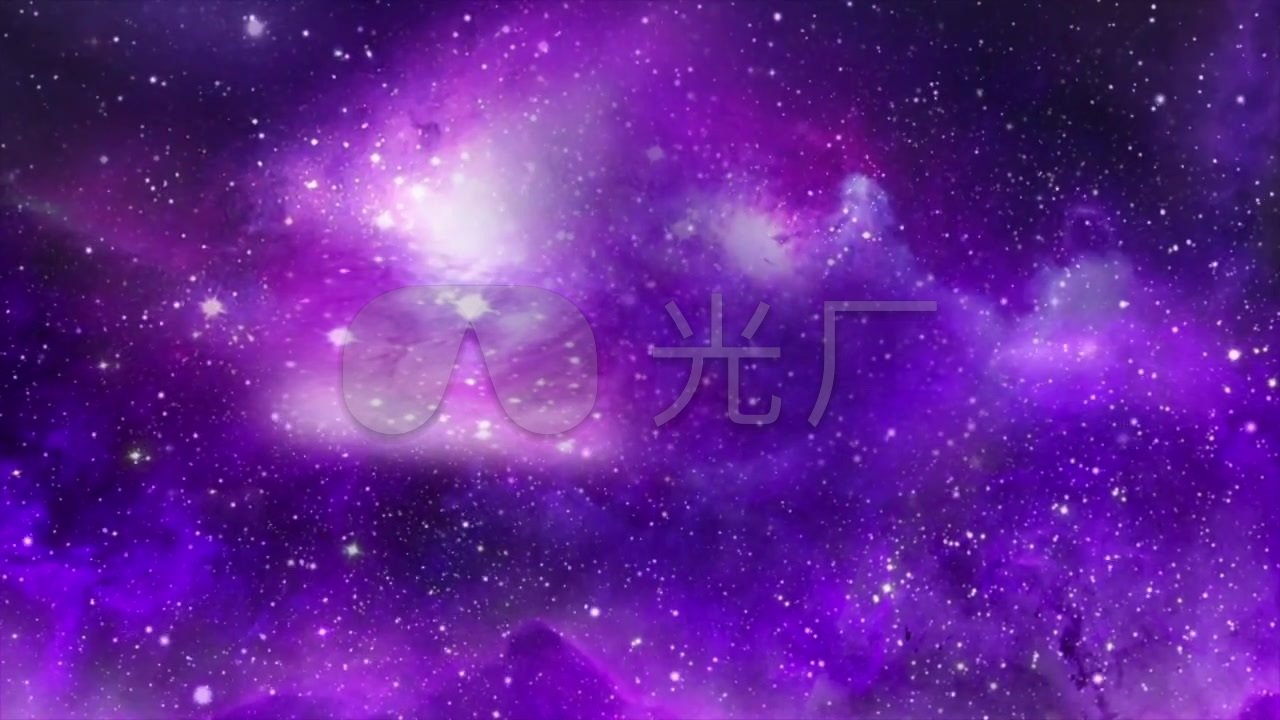 紫色璀璨星空粒子飞舞_1280x720_高清视频素材下载(:)