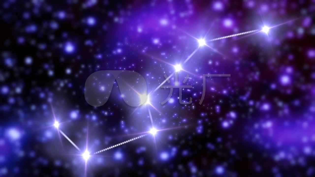 北斗七星星空_1280x720_高清视频素材下载(编号:)__vj