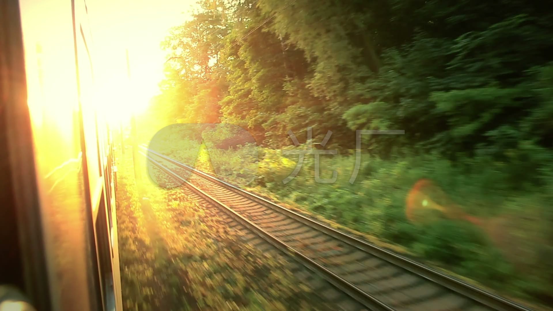 火车唯美高清视频素材