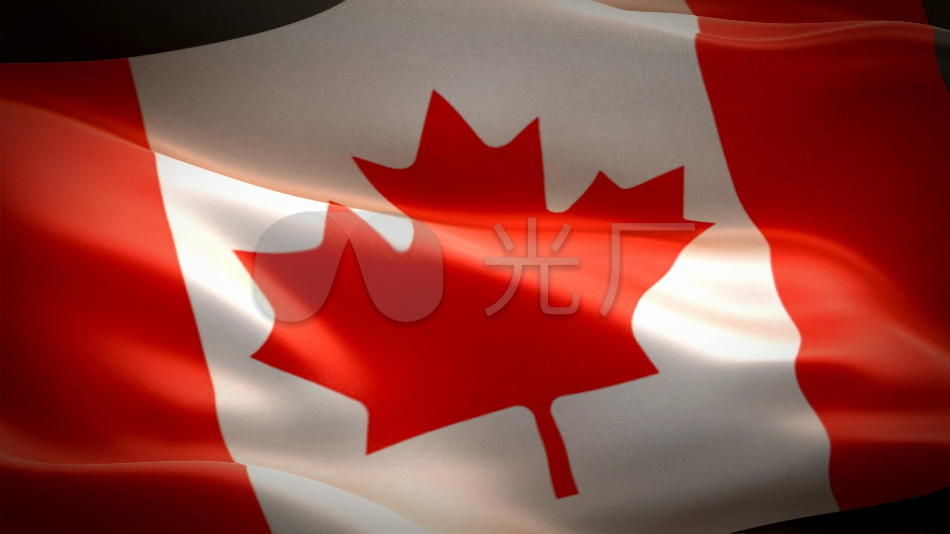 加拿大国旗_1920x1080_高清视频素材下载(编号:146299)_实拍视频_vj师