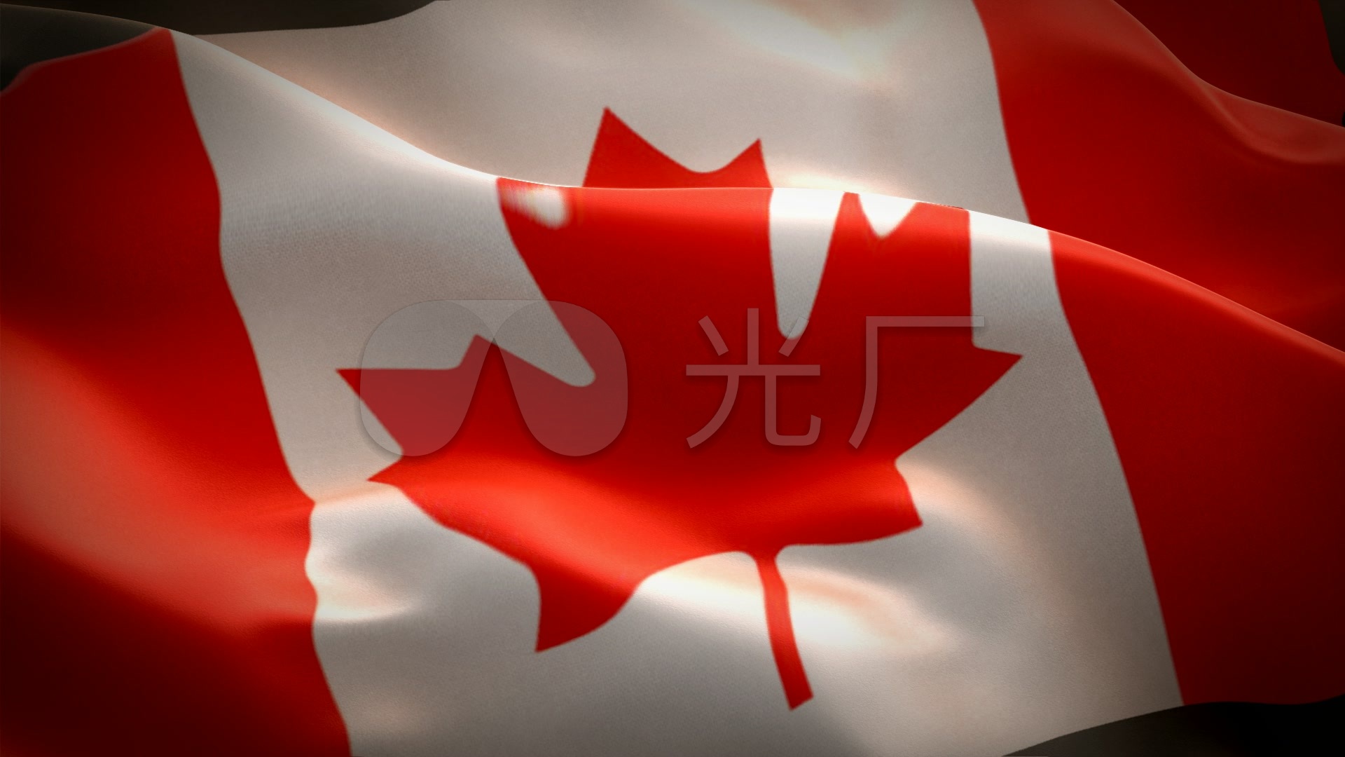 加拿大国旗_1920x1080_高清视频素材下载(编号:146299)_实拍视频_vj师