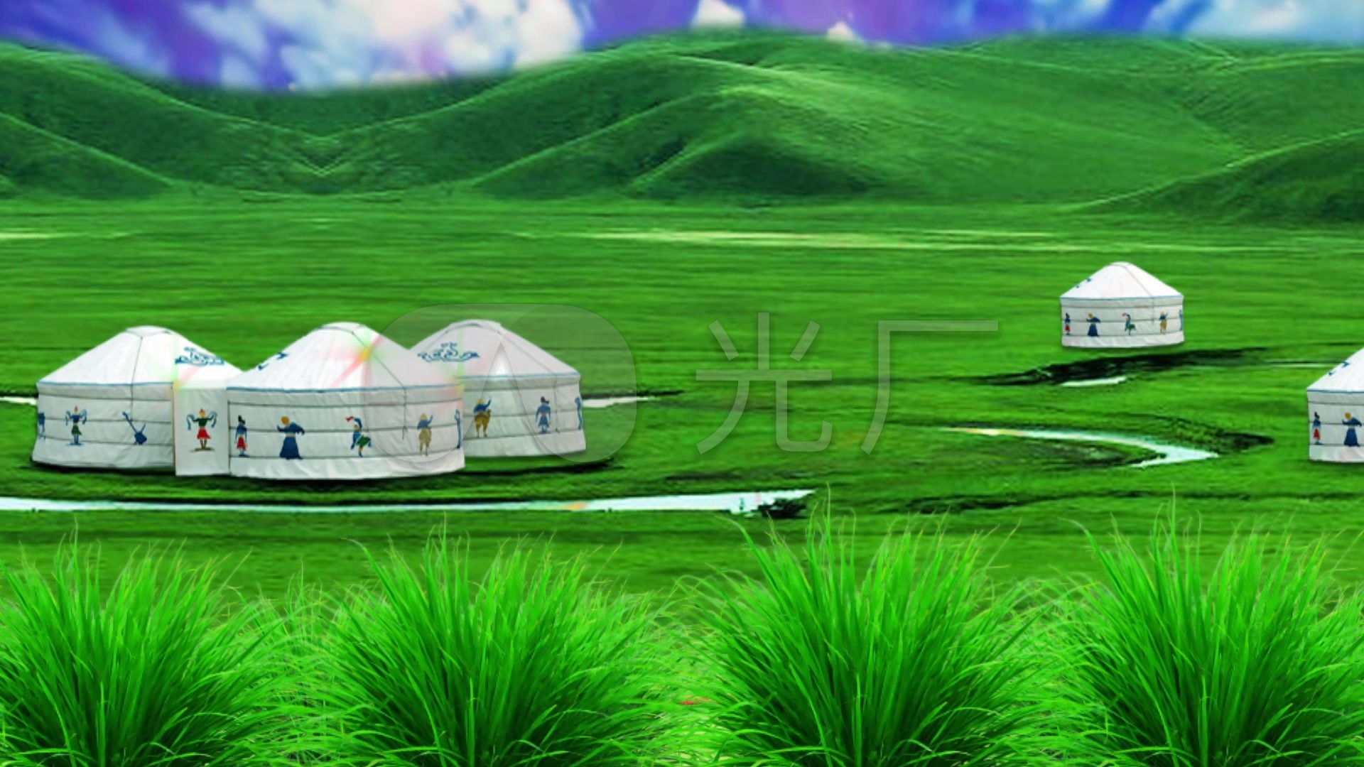 美丽的蒙古包_1920x1080_高清视频素材下载(编号:154405)_实拍视频_vj