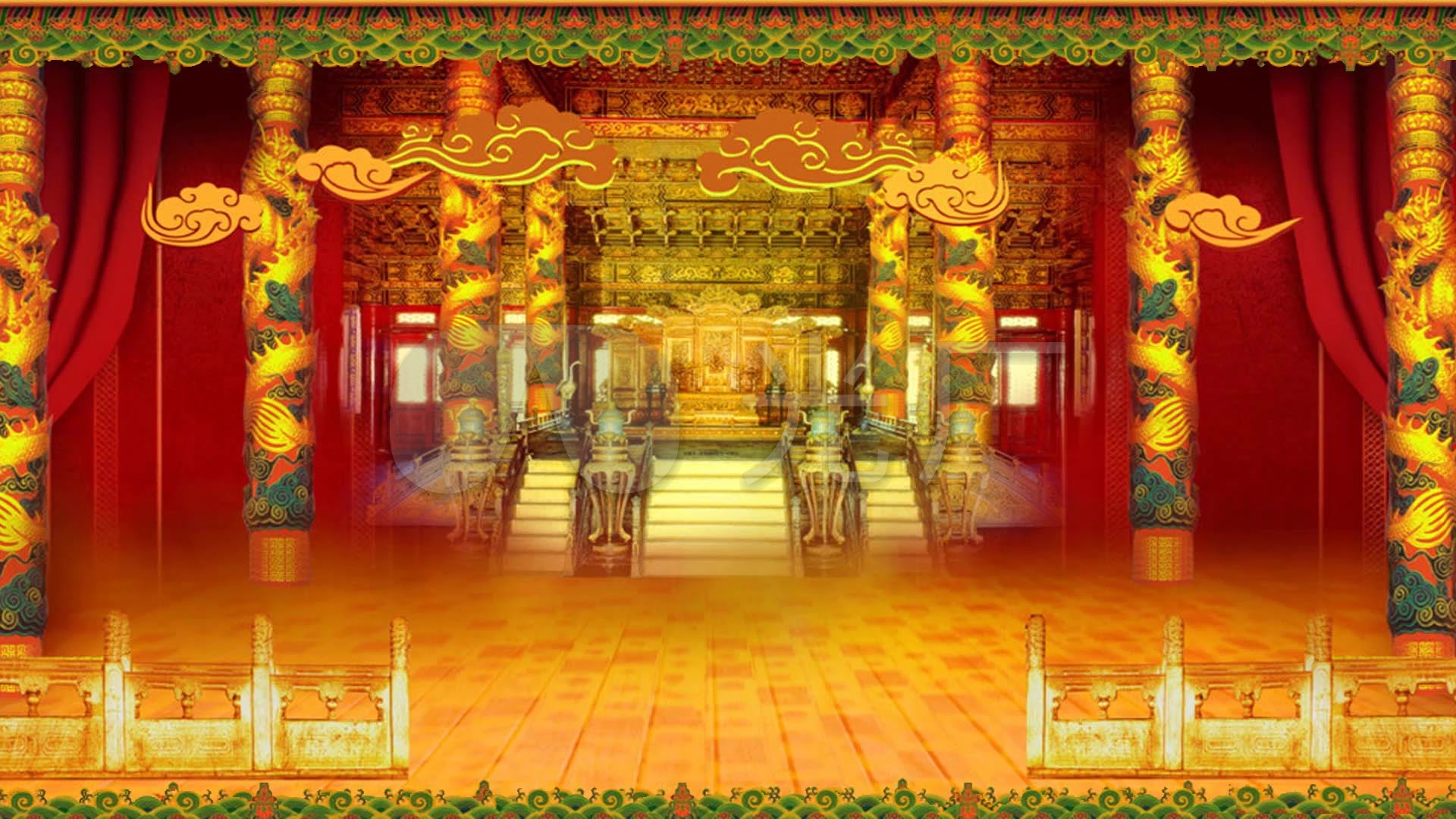 古代皇宫室内