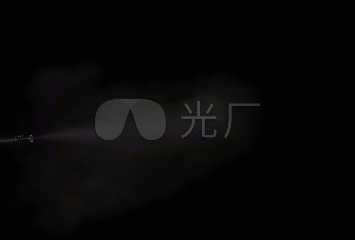 枪开火场景光效烟雾枪口