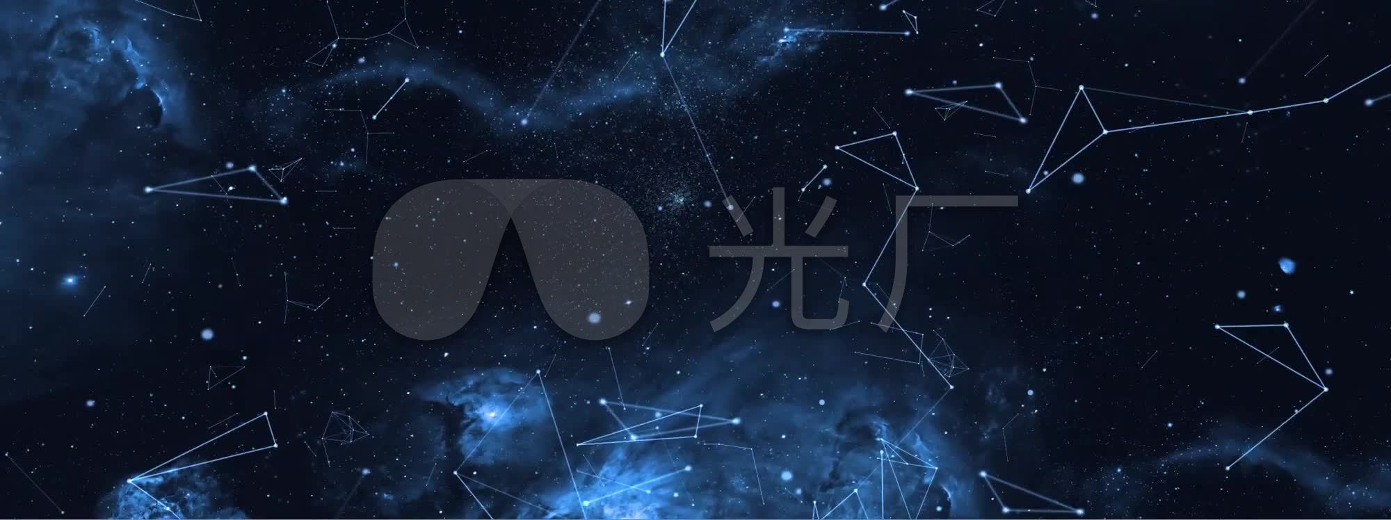银河星座图谱背景视频_2000x748_高清视频素材下载(编号:214420)_舞台
