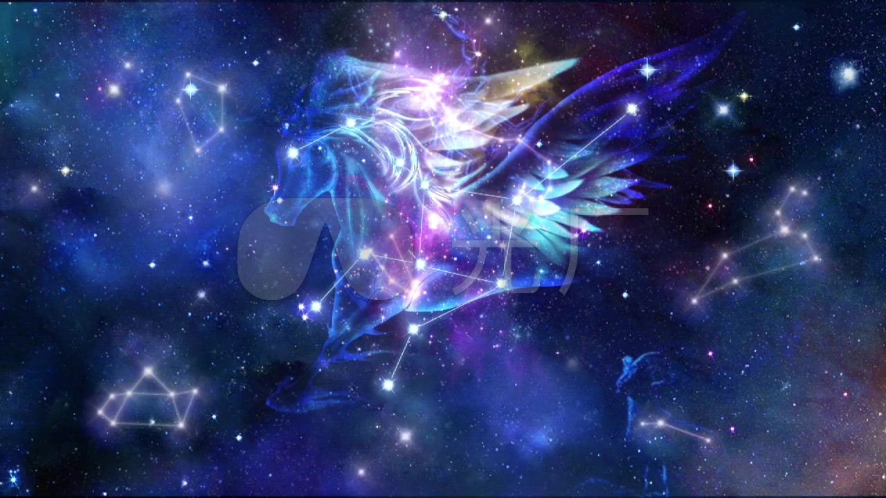 射手座星座星空唯美视频_1280x720_高清视频素材下载