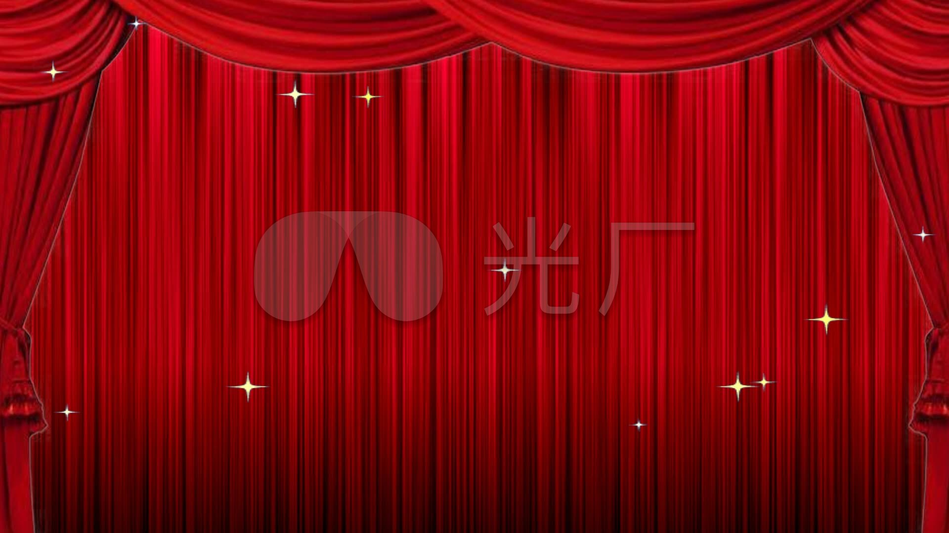 福字转动喜庆舞台背景开幕_1920x1080_高清视频素材