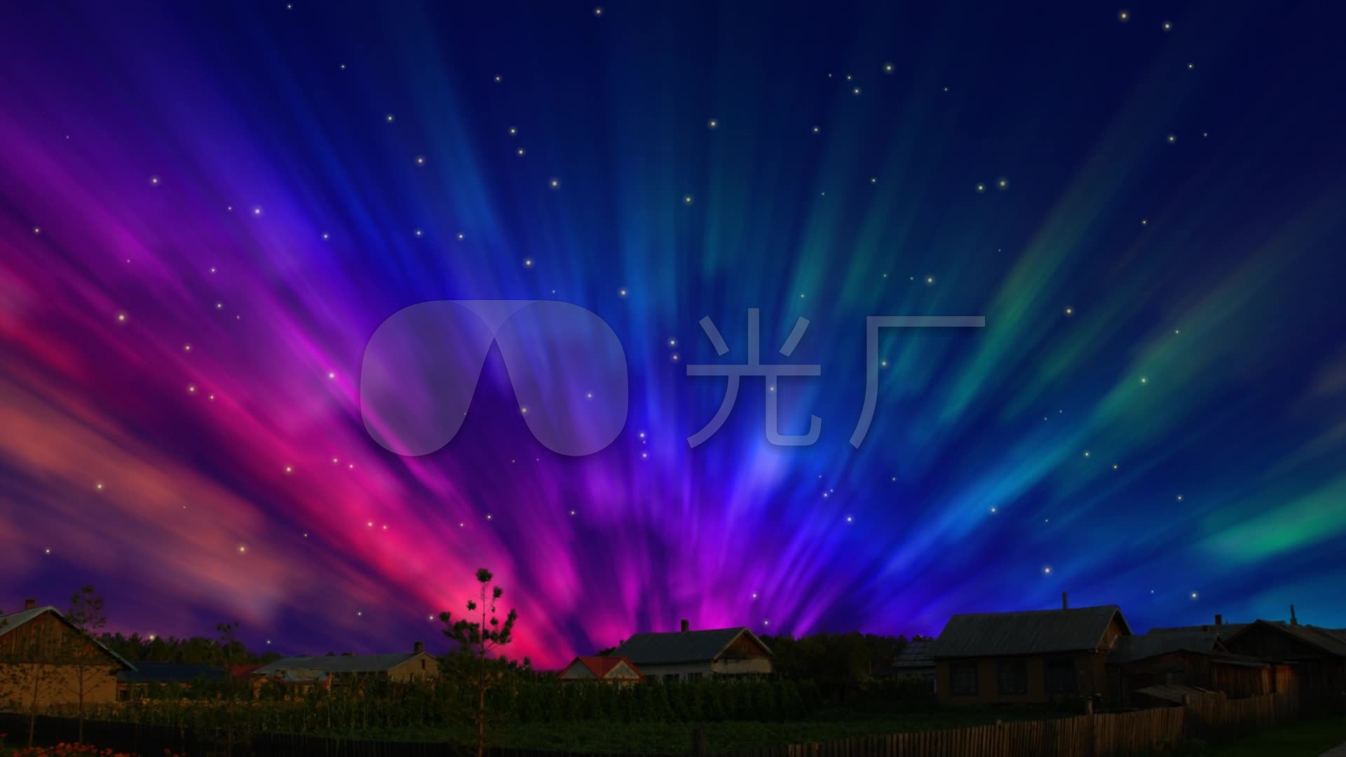 北极光_1920x1080_高清视频素材下载(编号:235235)