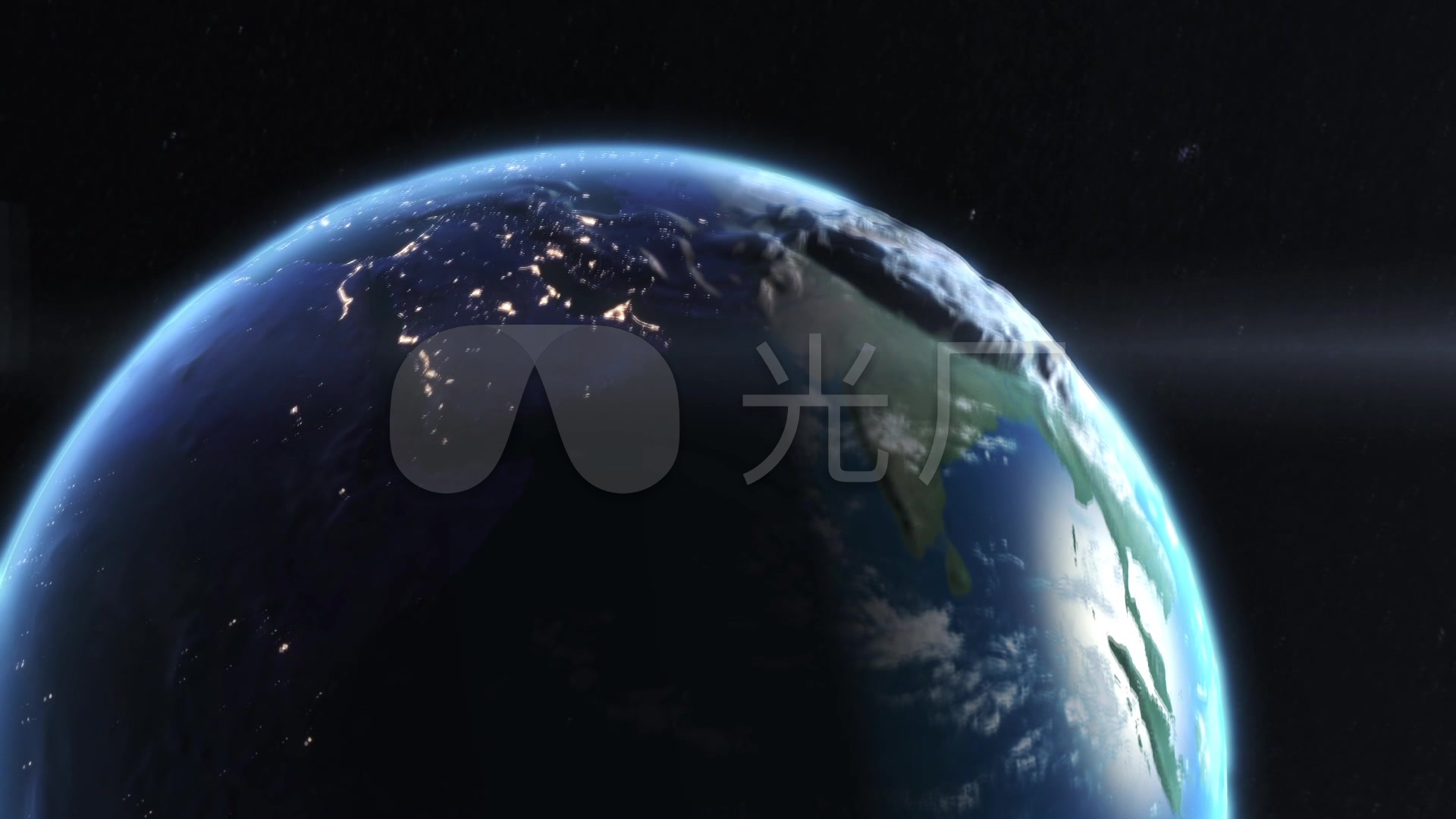 1920x1080地球,地球壁纸1920x1080 大气震撼鸟瞰地球旋转动态视频_1920x1080_高清视频素材下载(编号