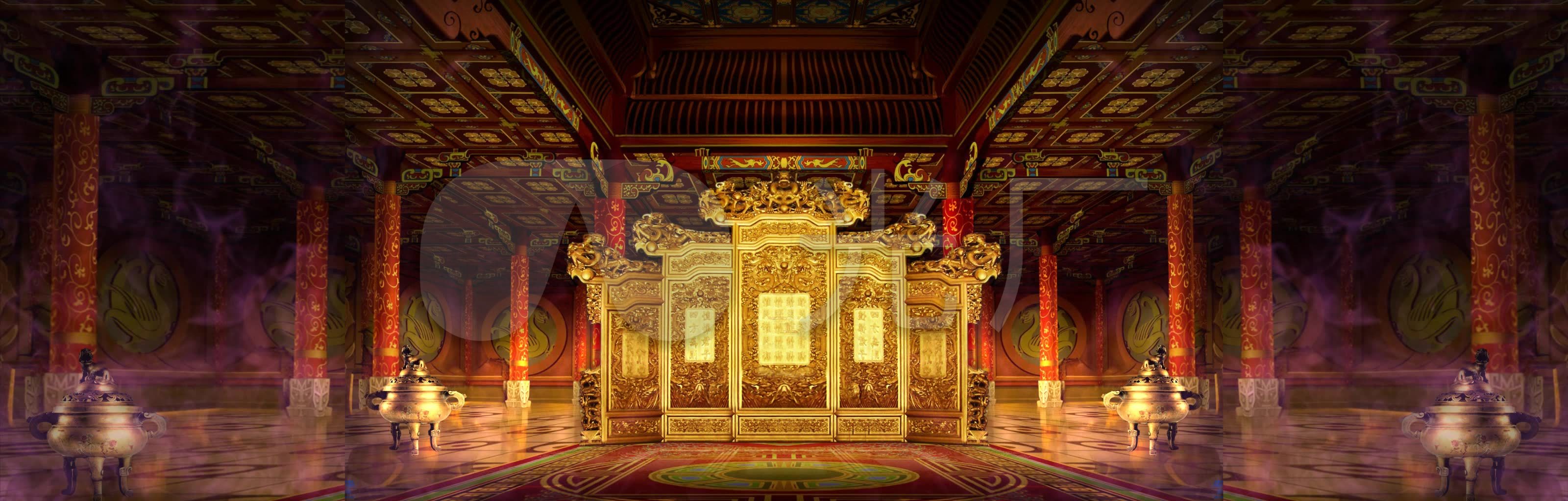 宫殿屏风
