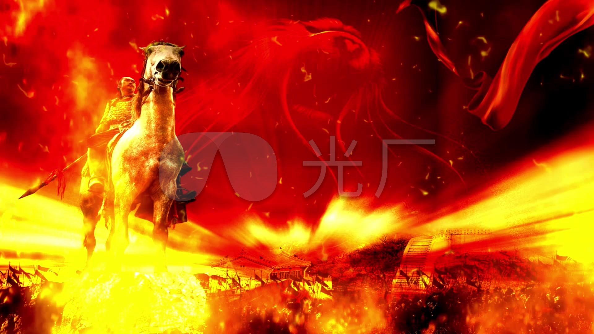 战马奔腾_1920x1080_高清视频素材下载(编号:276168)_舞台背景_vj师网