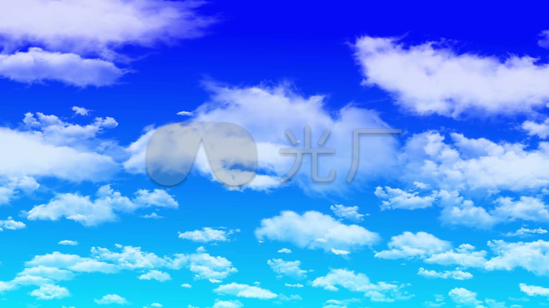 蓝天壁纸1080,1920X1080壁纸 唯美梦幻蓝天白云飘动_1920x1080_高清视频素材下载