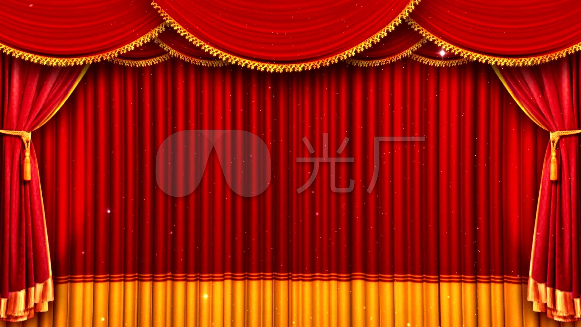 春晚新年戏曲相声幕布_1920x1080_高清视频素材下载