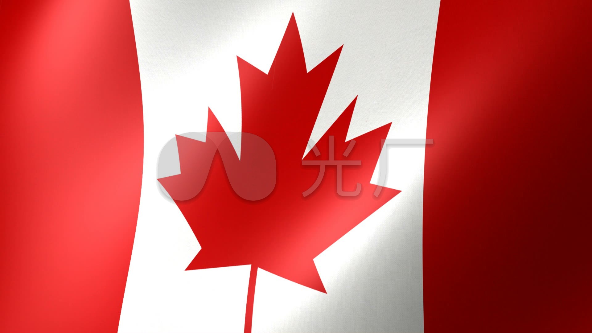 加拿大国旗_1920x1080_高清视频素材下载(编号:298771
