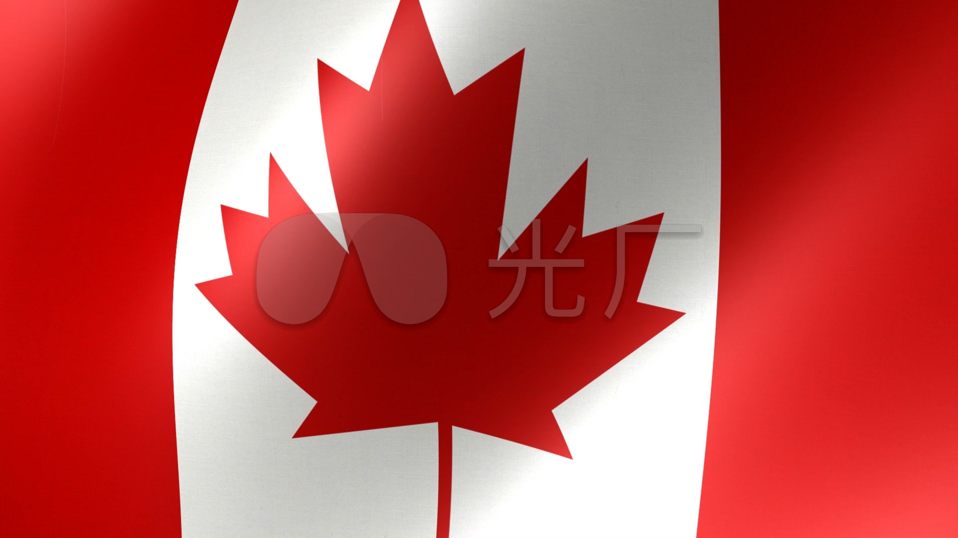 加拿大国旗_1920x1080_高清视频素材下载(编号:298771
