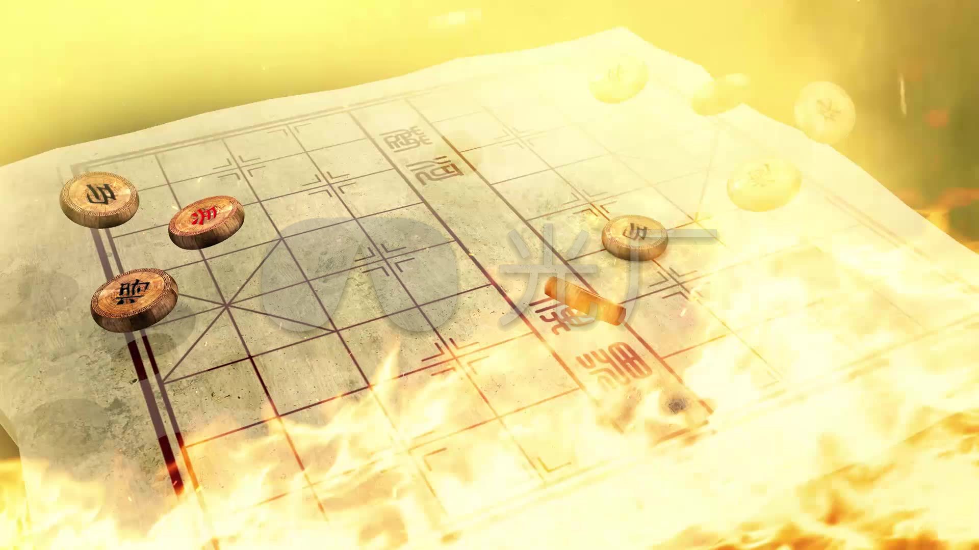 象棋战争霸气商战战略_1920x1080_高清视频素材下载