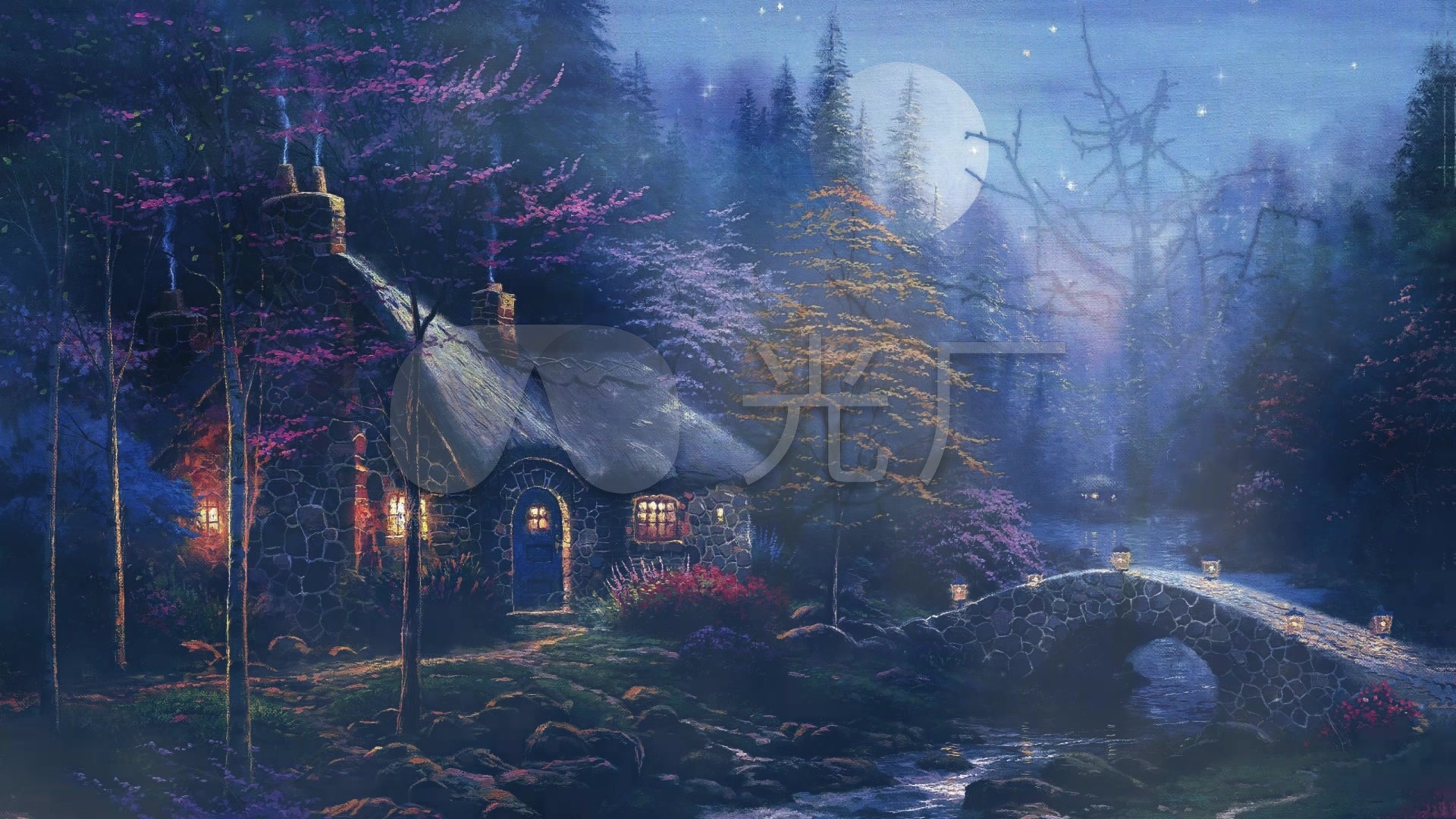 幽暗山间小屋