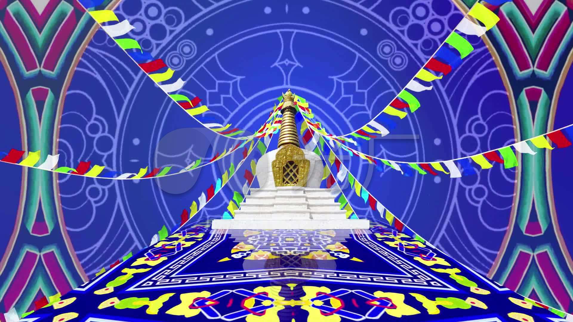 西藏民歌吉祥藏历年配乐成品_1920x1080_高清视频素材