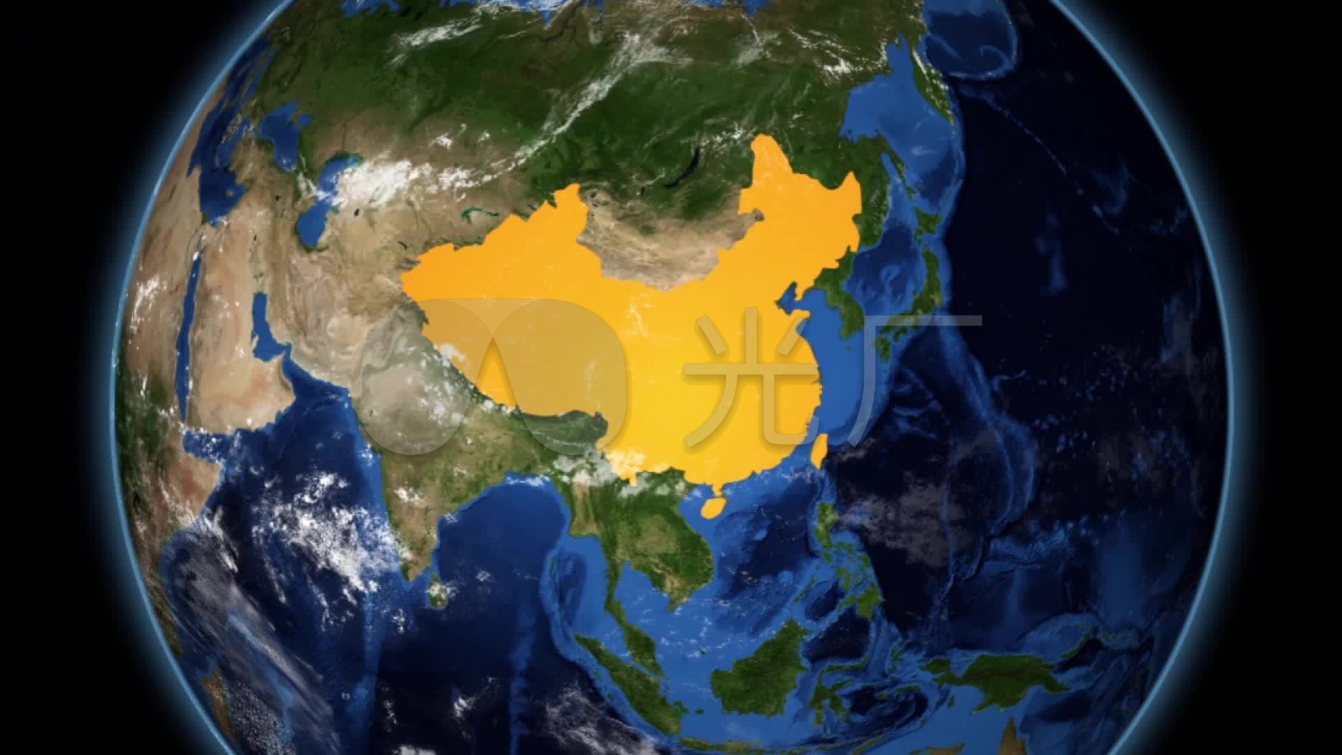 三维地球聚焦中国江西省赣州市地图