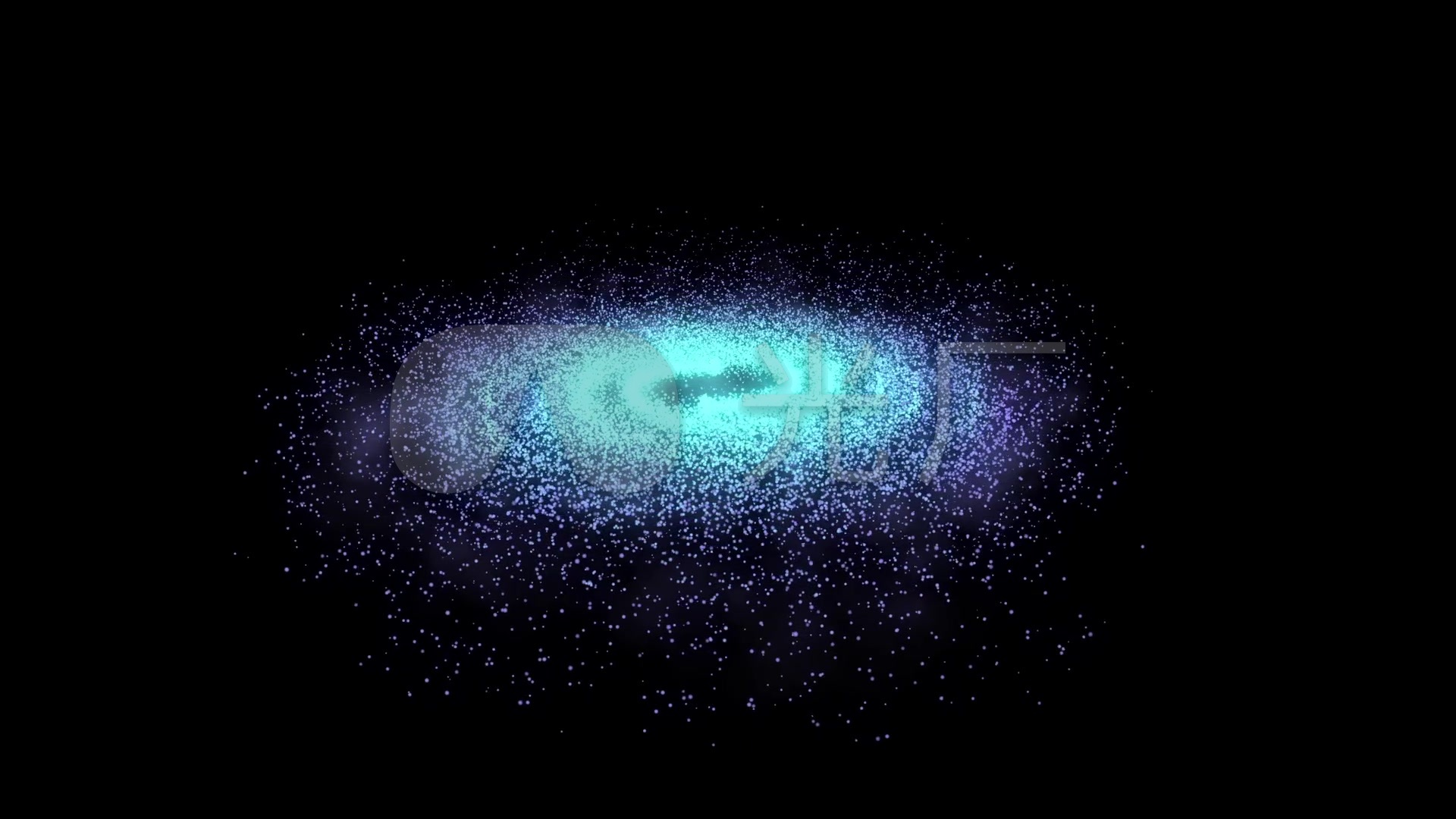 3d全息太空粒子星系宇宙星云团_1920x1080_高清视频