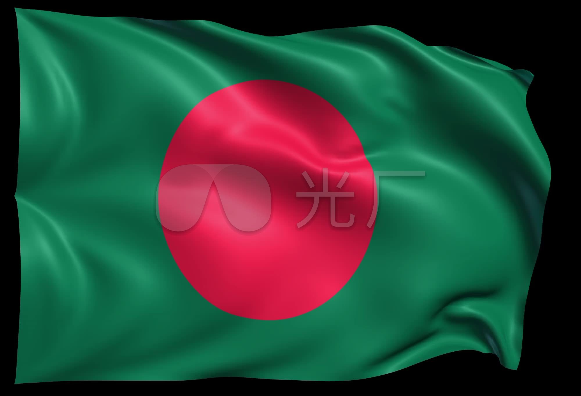 孟加拉国国旗_2000x1366_高清视频素材下载(编号:344349)_实拍视频_vj