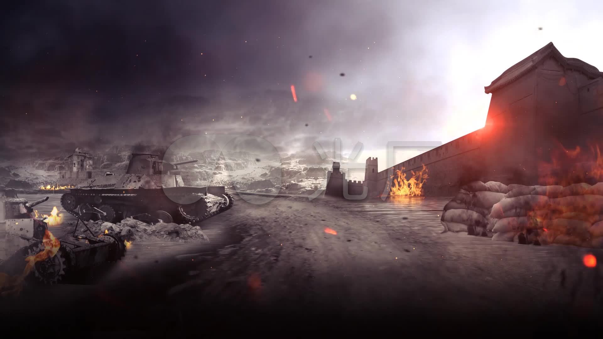 战争壁纸 1080,战争壁纸 赤潮 战争场景战火坦克_1920x1080_高清视频素材下载(编号