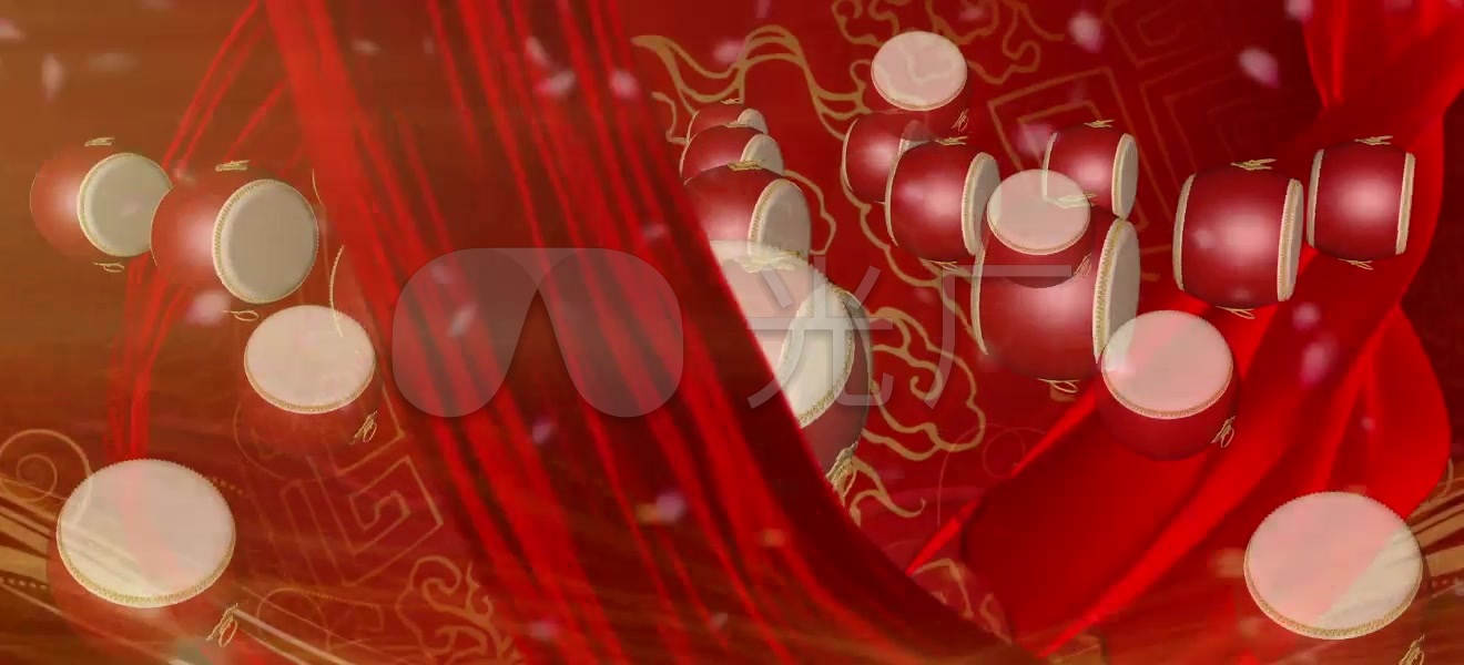 视频素材 舞台背景 配乐歌舞 凤阳花鼓新唱 来自视频原始文件或预览