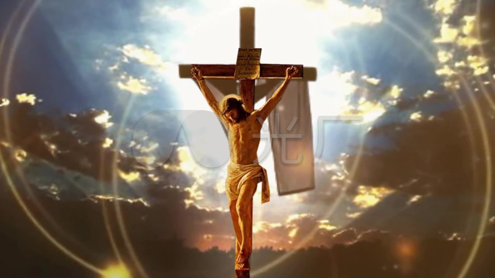 耶稣十字架动态素材8