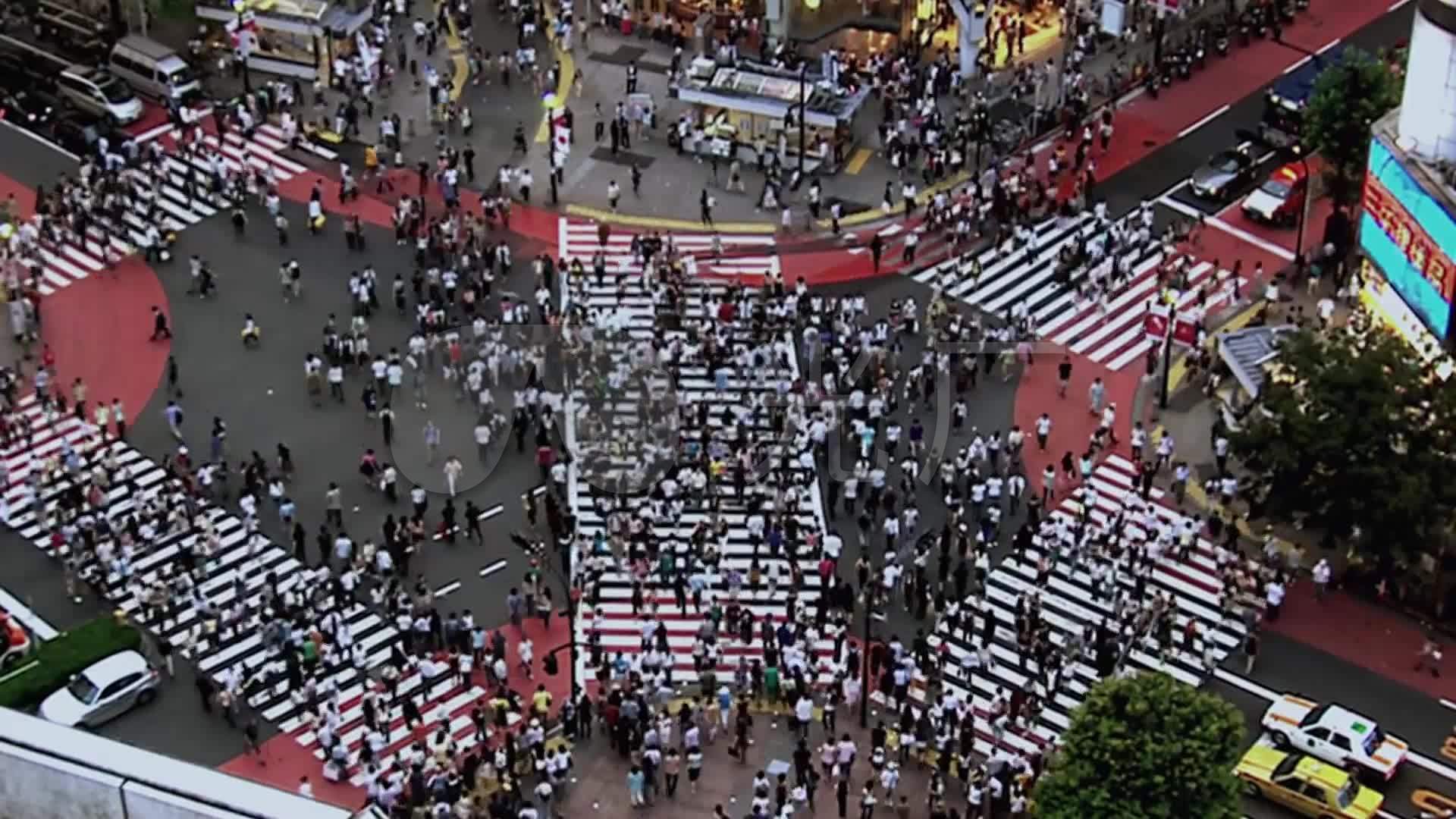 城市街道人群
