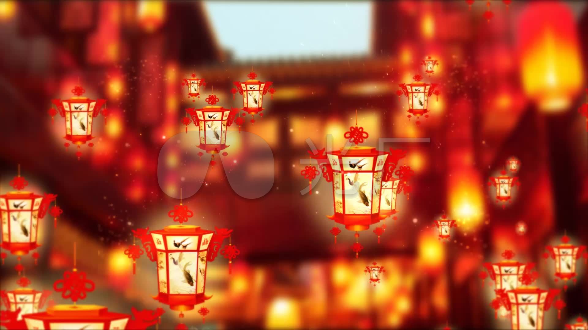 元宵节看花灯黄梅戏夫妻观灯_1920x1080_高清视频素材