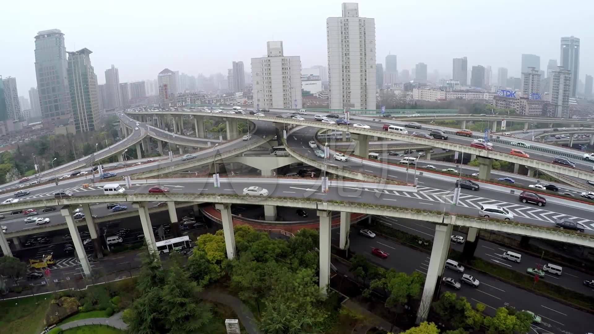 城市立交桥高架桥_1920x1080_高清视频素材下载(编号