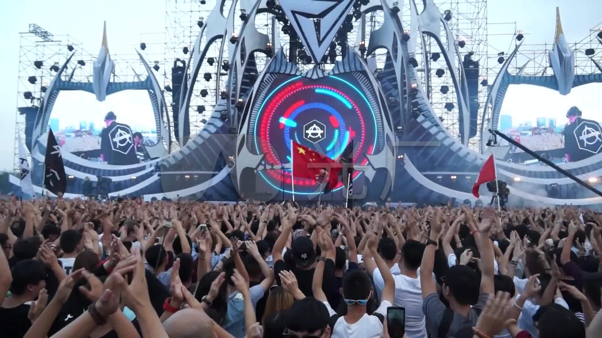 风暴电音节音乐节1080p实拍(上海)