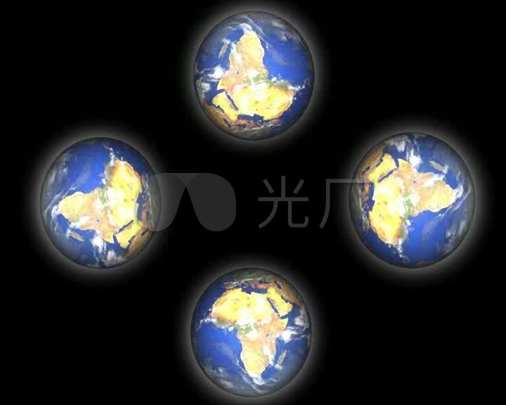 360度全息投影地球_720x576_高清视频素材下载(编号:)