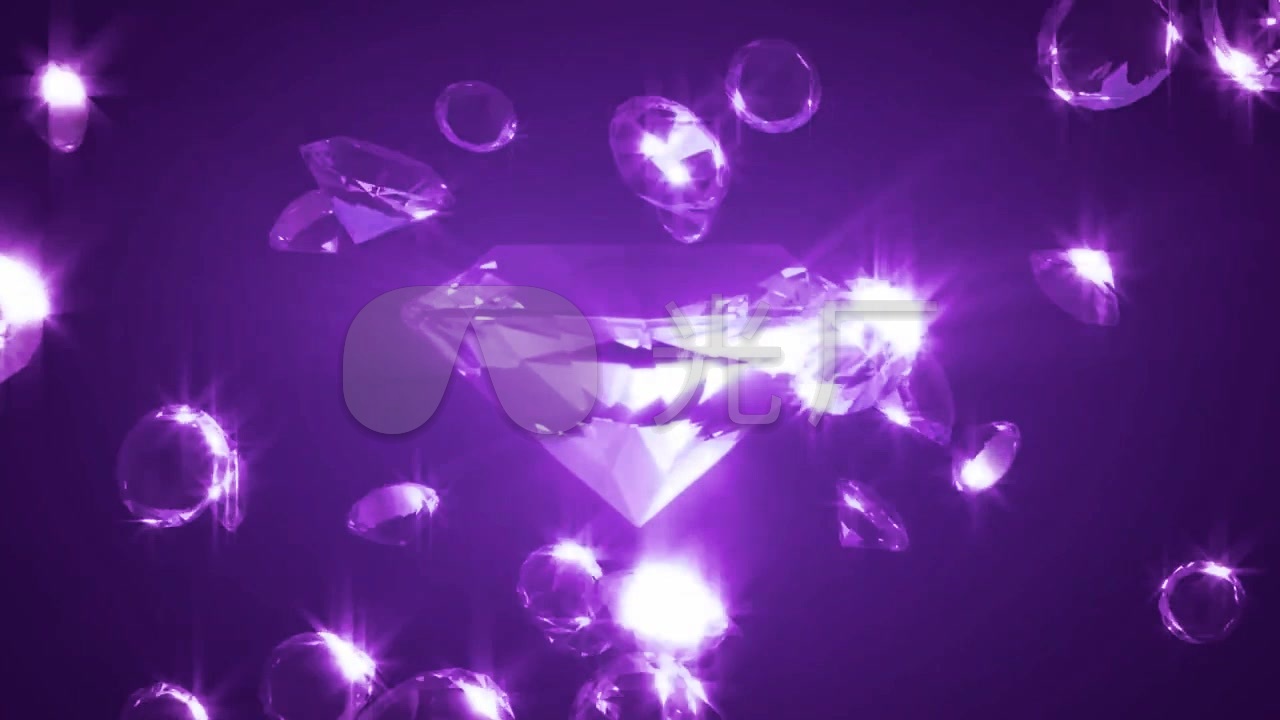 大钻石紫色_1280x720_高清视频素材下载(编号:416169)_婚庆节日_vj师