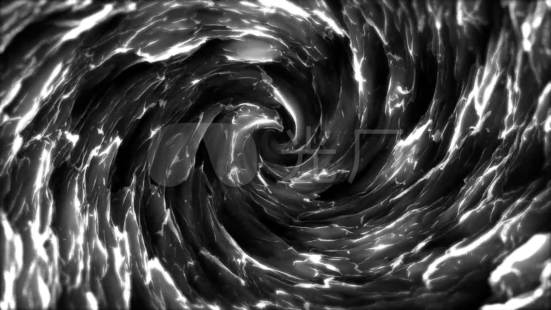 黑色漩涡能量_1920x1080_高清视频素材下载(编号:)