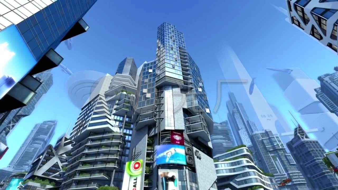 城市,未来城市,科技,街景,科幻,外太空