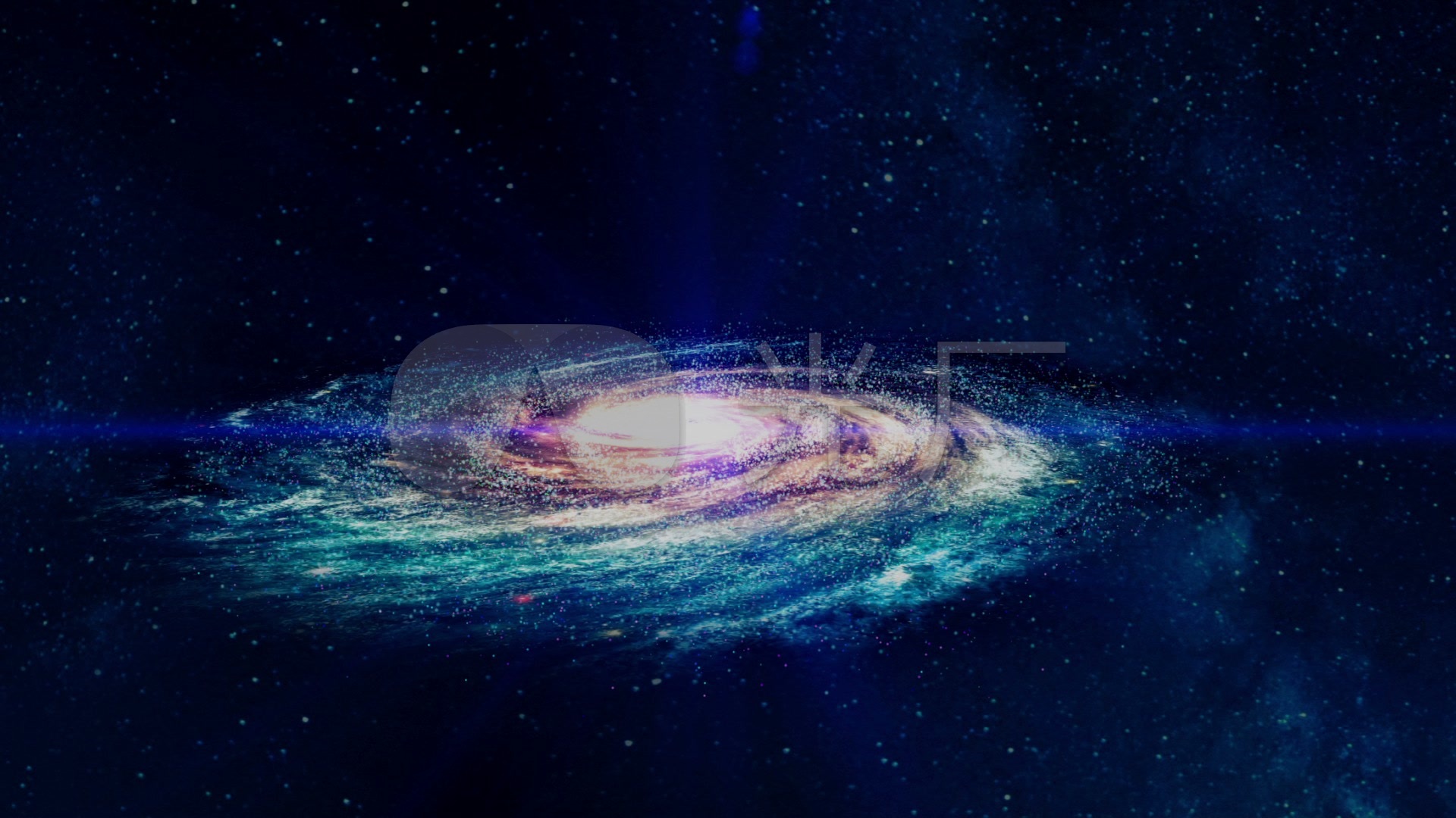 原创唯美旋转星云星系银河系