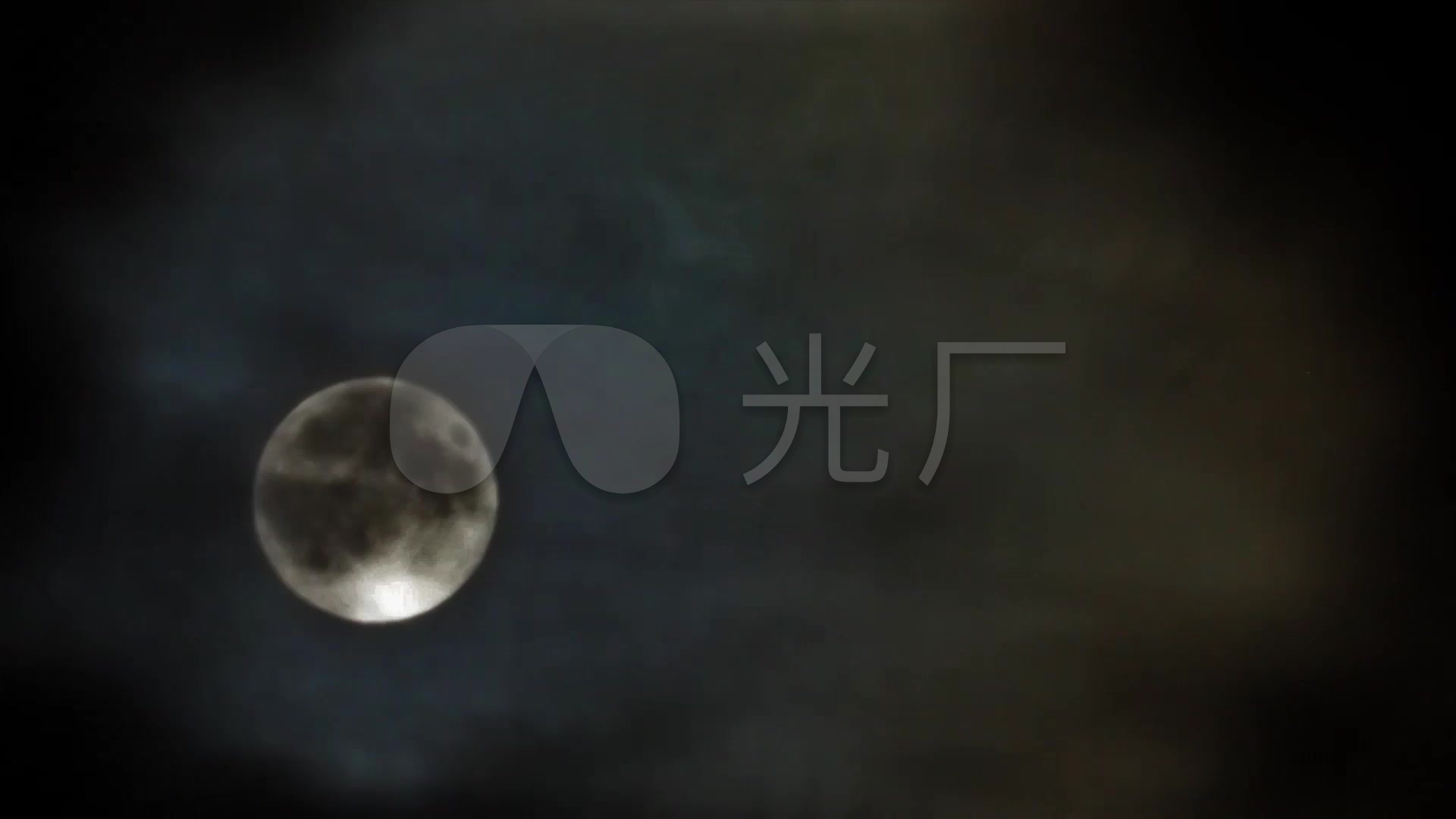 满月圆月月亮明月高清实拍视频素材