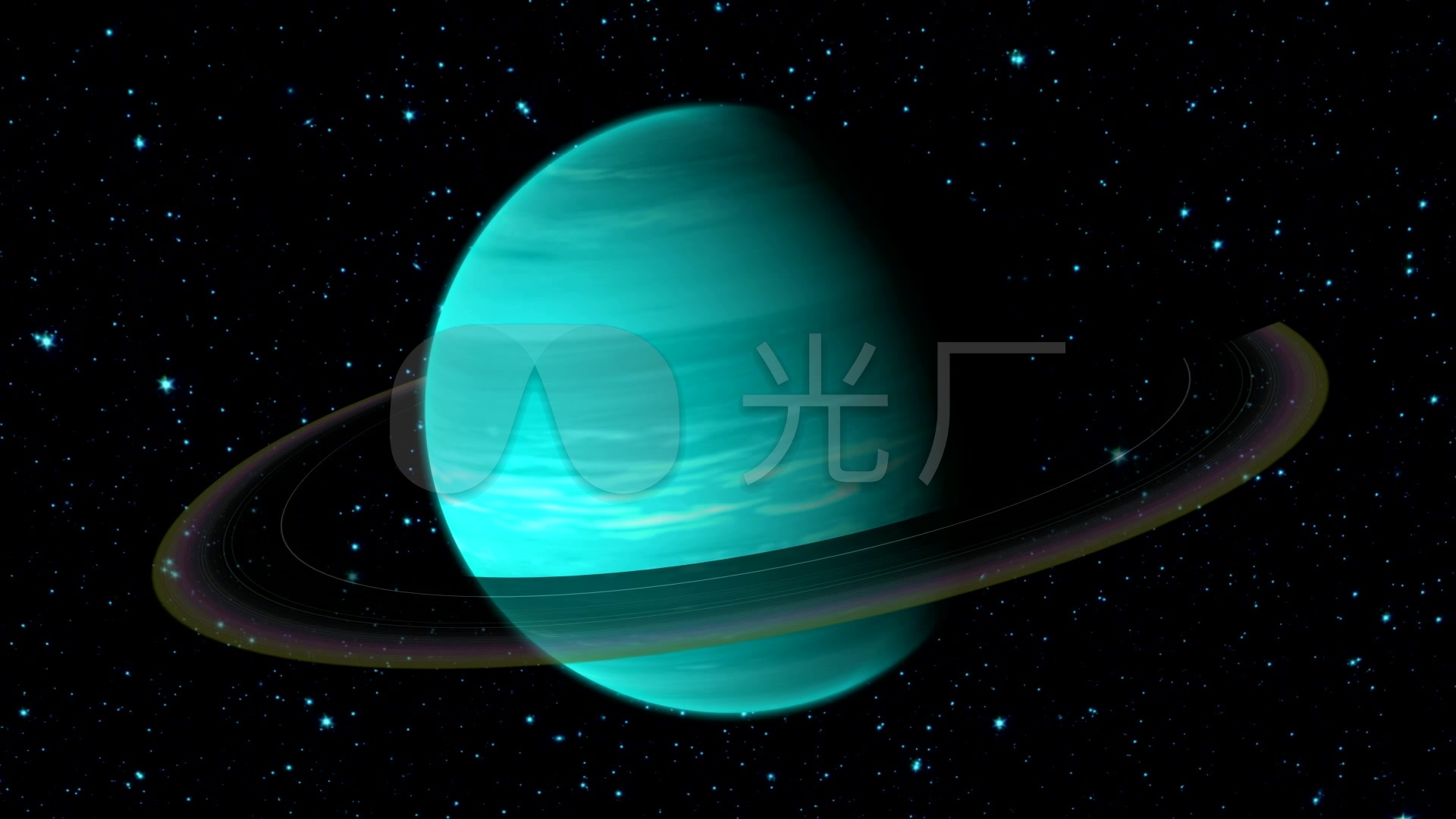 高清天王星视频素材