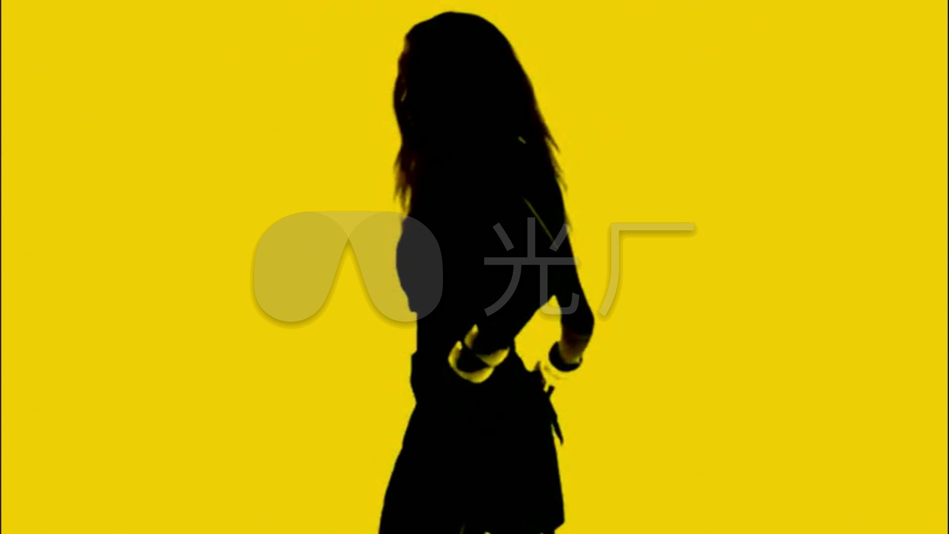 女舞 黑影 彩底