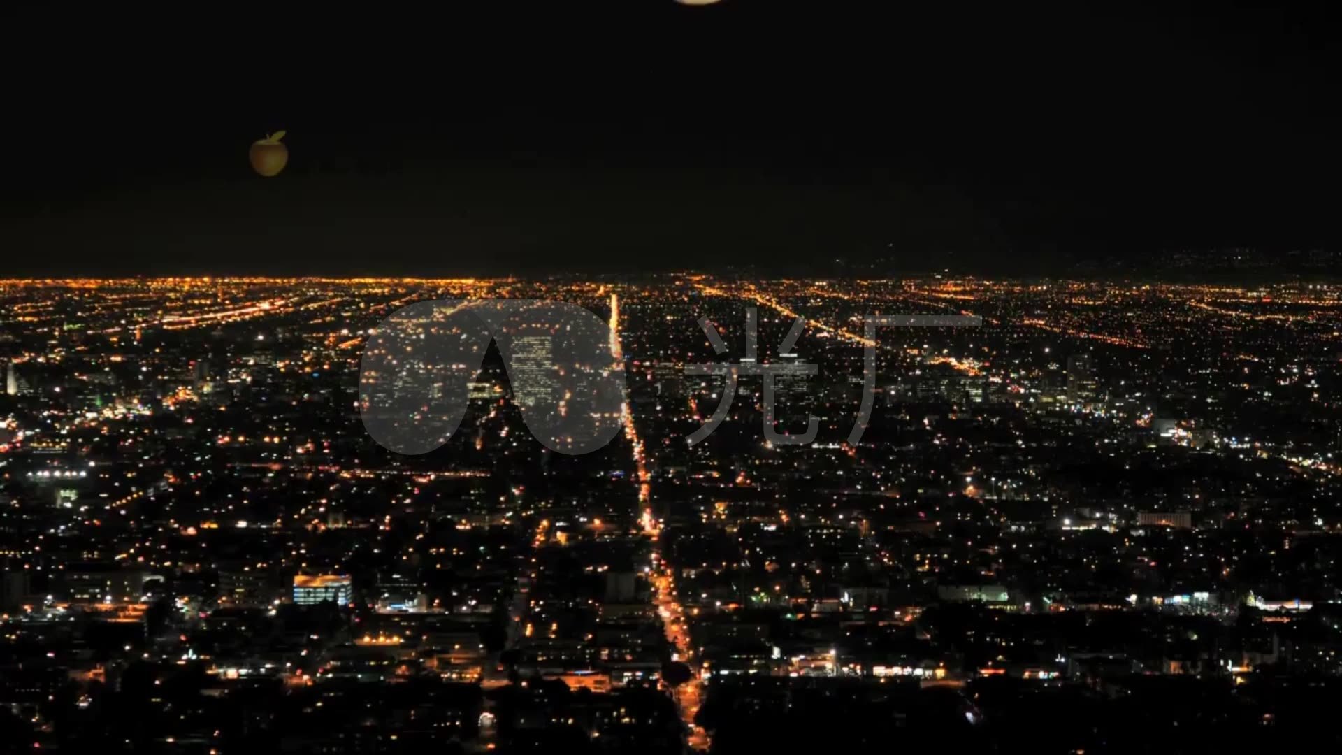 城市万家灯火震撼夜景素材1080p
