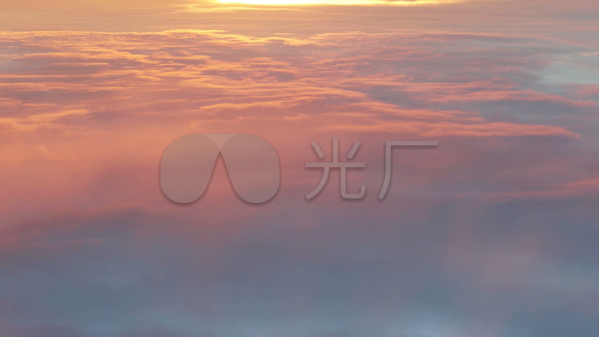 大气震撼云海云雾夕阳