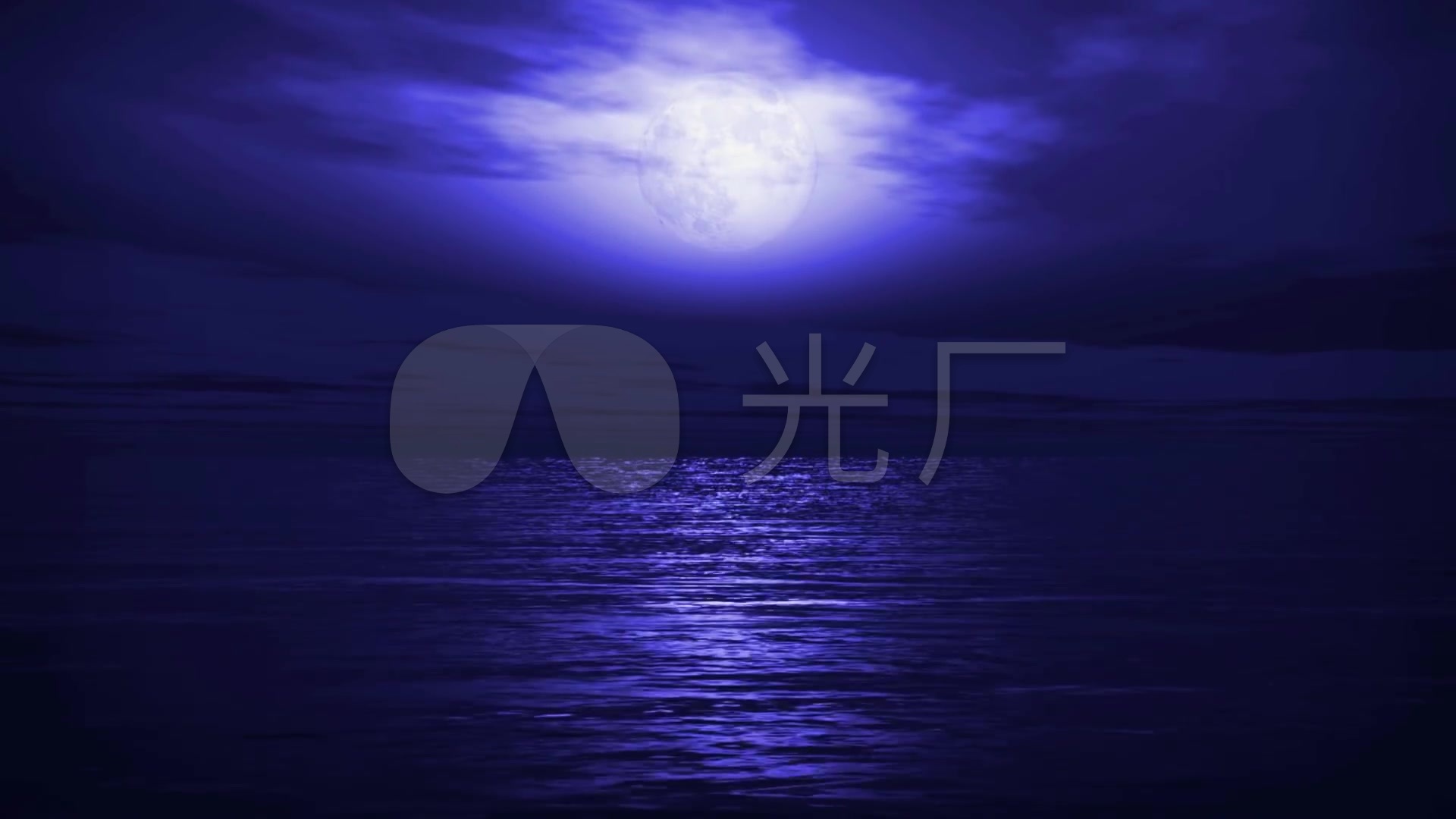海上生明月唯美月光大海
