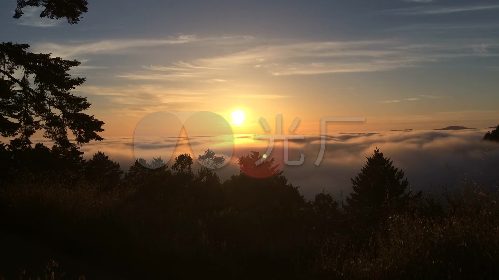 清晨太阳夕阳流云高清