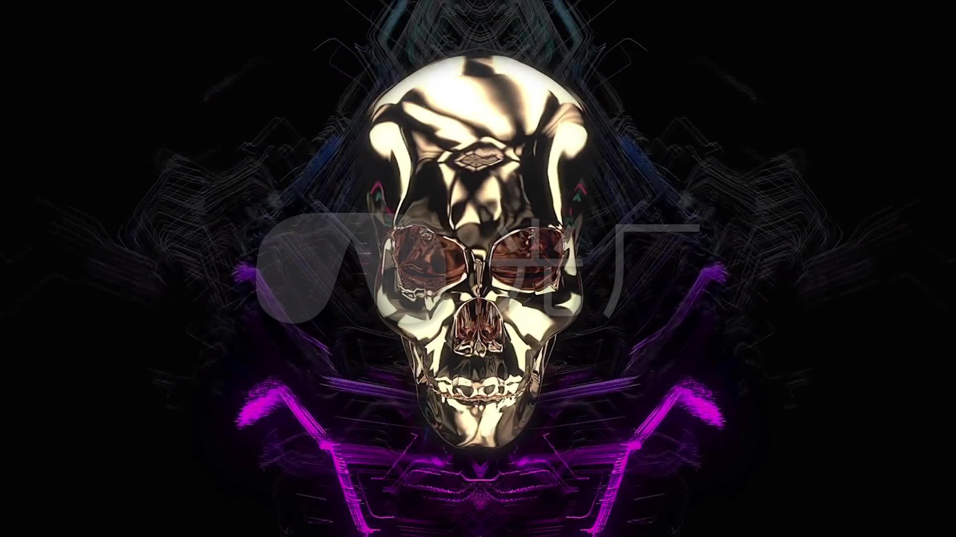 魔幻骷髅背景